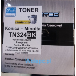 Toner do Konica Minolta Bizhub TN324 BK ksero 28K  C258 C308 C368 DEVELOP INEO+ 258